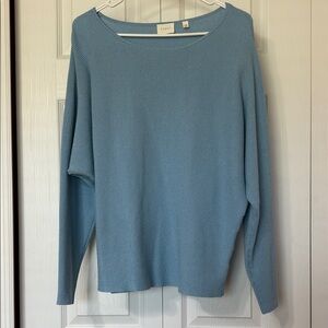 Cyrus Light Blue Scoop Neck Sweater Sz M